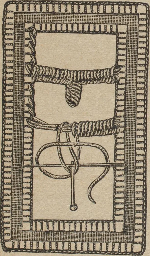 An illustration from Florence home needle-work, 1892, leaf 65