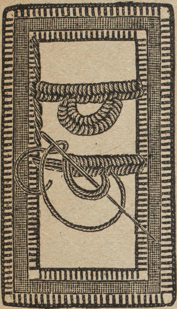 An illustration from Florence home needle-work, 1892, leaf 66