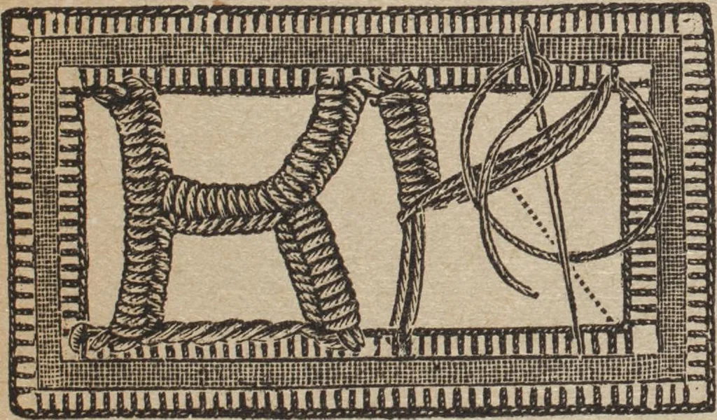 An illustration from Florence home needle-work, 1892, leaf 66