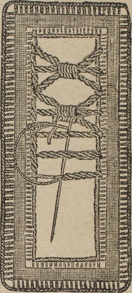 An illustration from Florence home needle-work, 1892, leaf 68