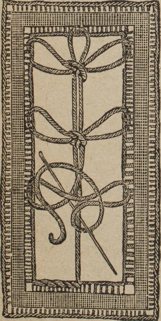 An illustration from Florence home needle-work, 1892, leaf 68