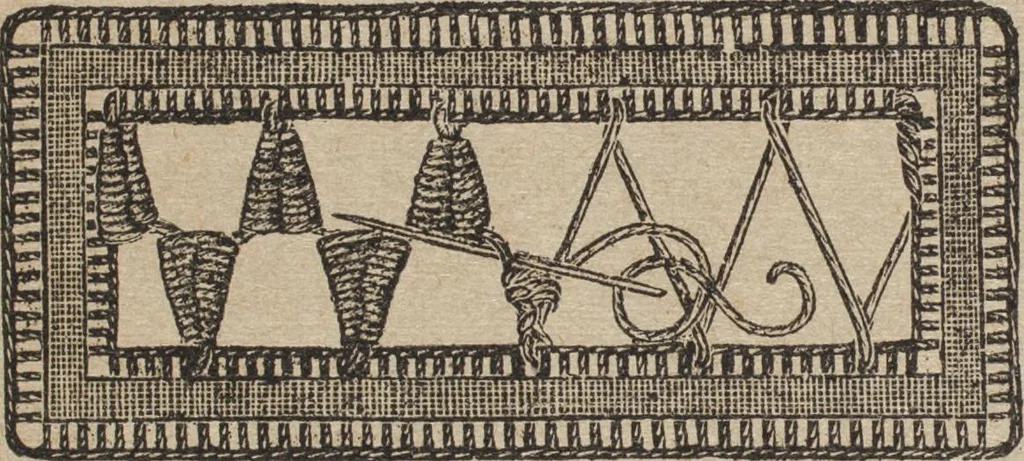 An illustration from Florence home needle-work, 1892, leaf 69