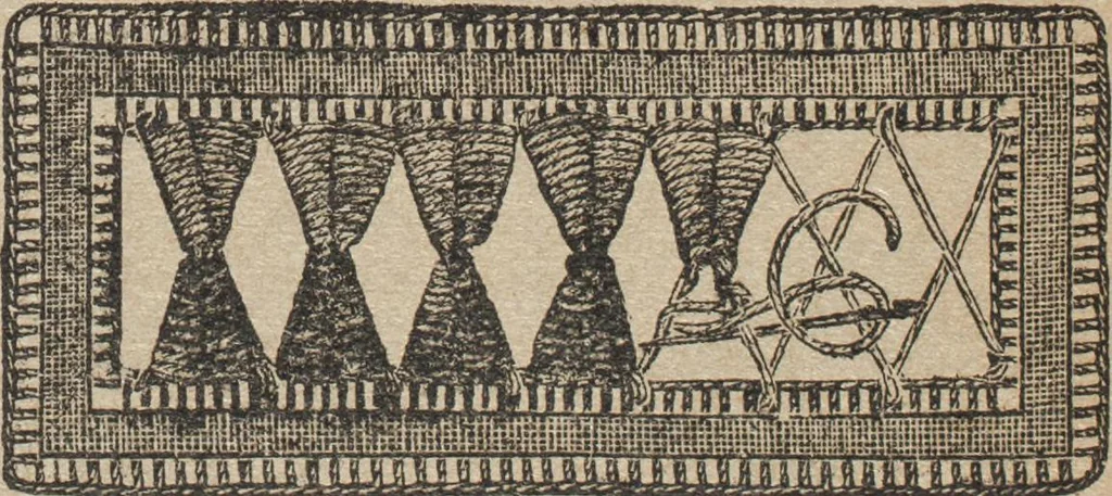 An illustration from Florence home needle-work, 1892, leaf 69