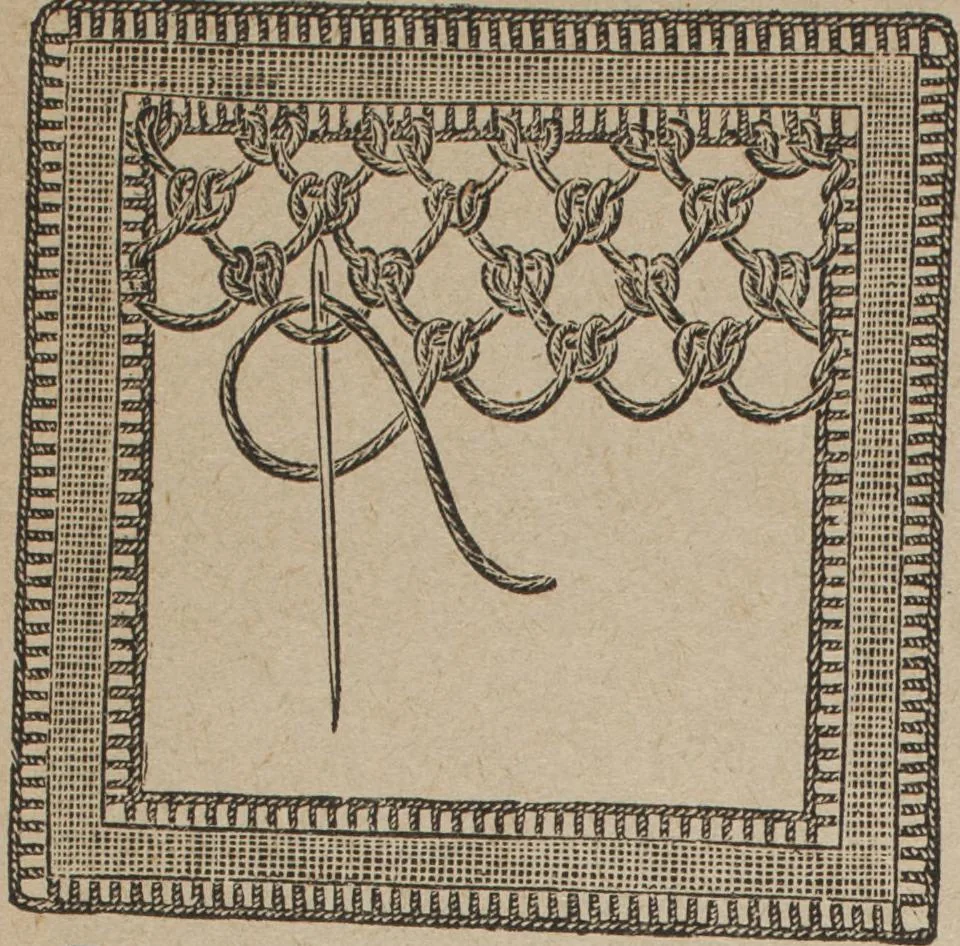 An illustration from Florence home needle-work, 1892, leaf 71