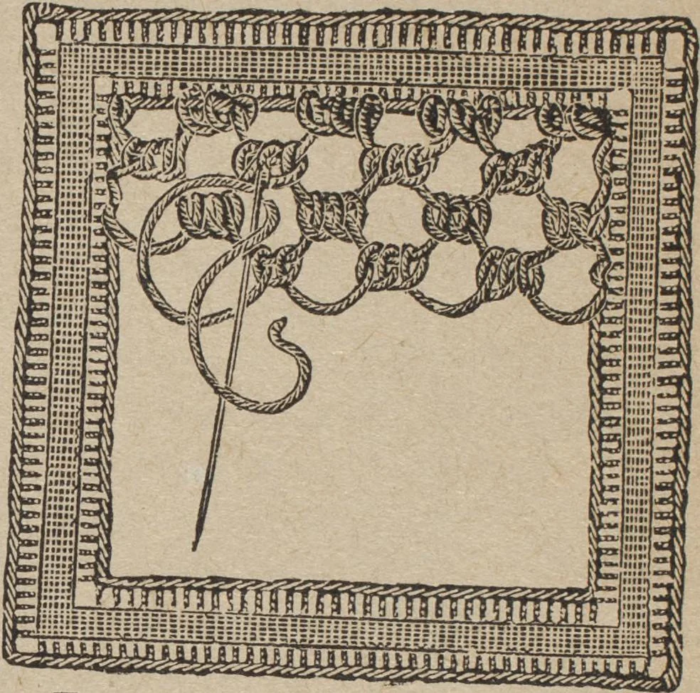 An illustration from Florence home needle-work, 1892, leaf 71