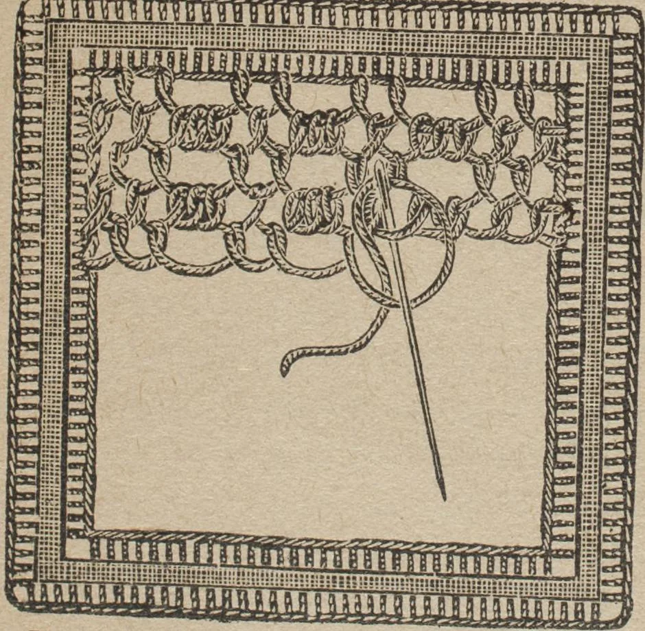An illustration from Florence home needle-work, 1892, leaf 71