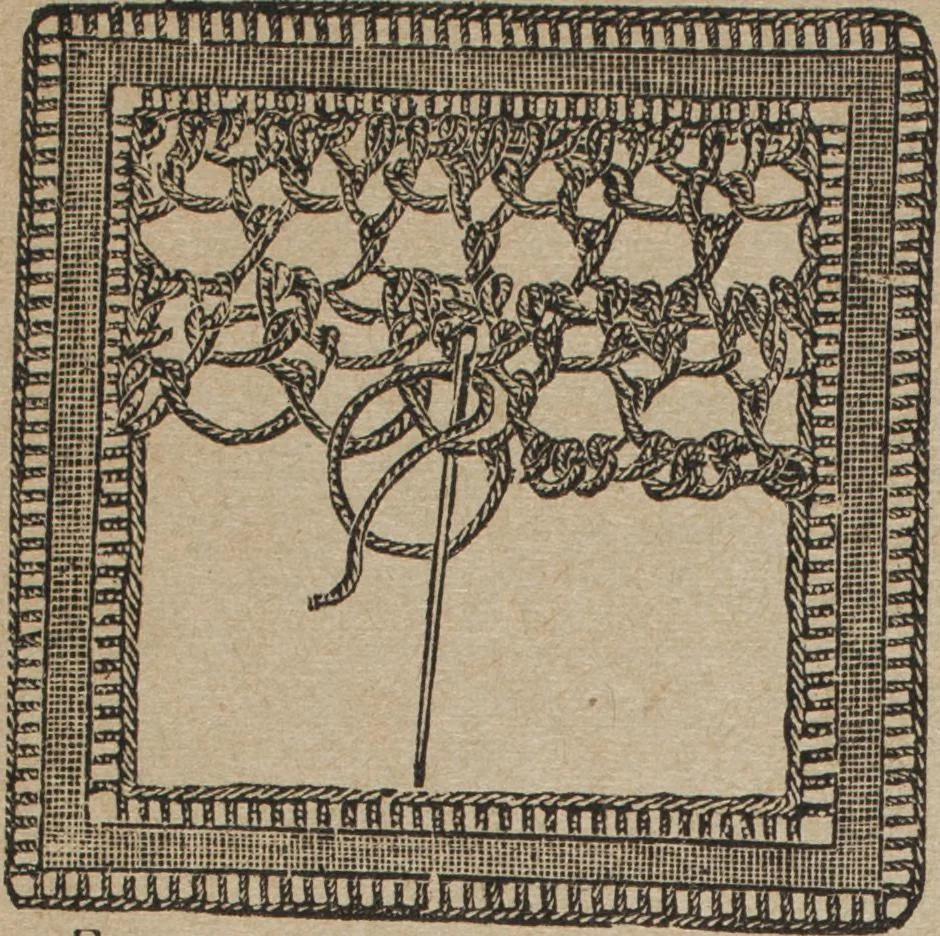 An illustration from Florence home needle-work, 1892, leaf 73