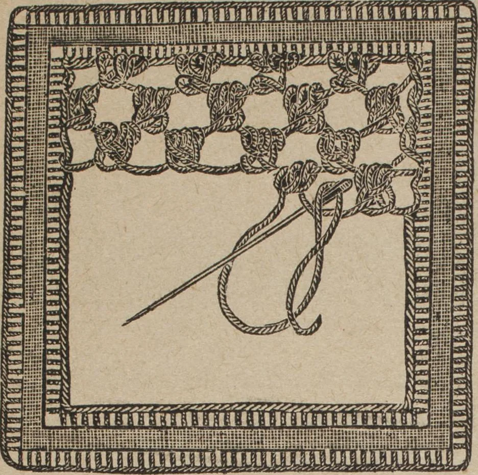 An illustration from Florence home needle-work, 1892, leaf 75