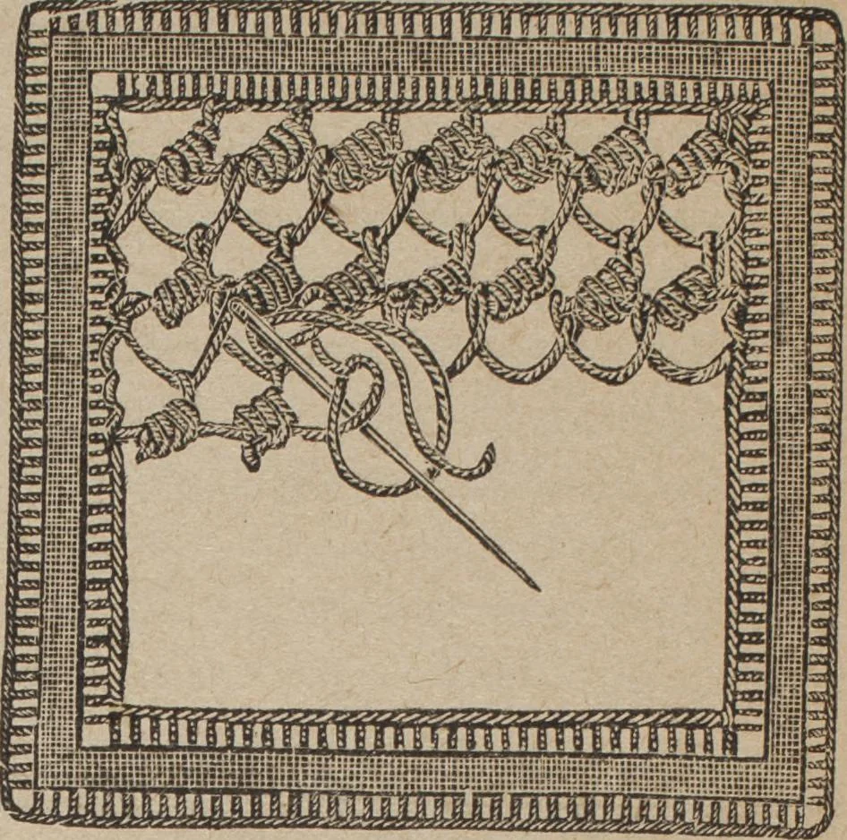 An illustration from Florence home needle-work, 1892, leaf 75