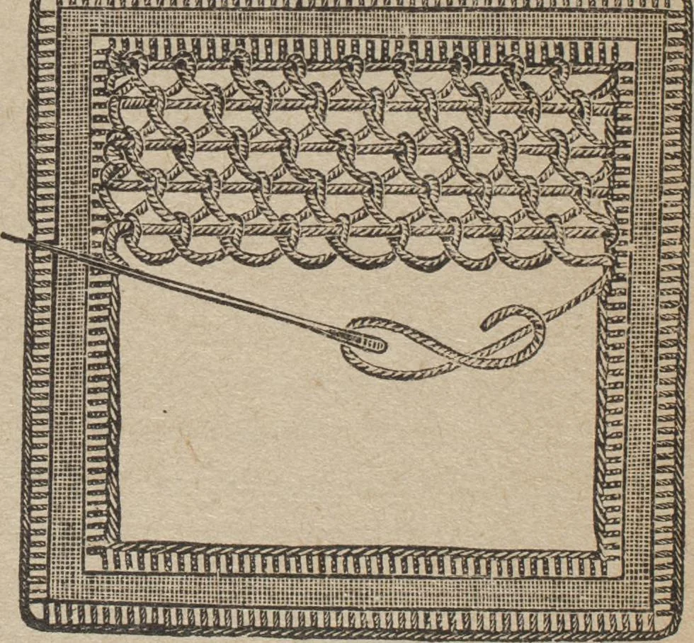 An illustration from Florence home needle-work, 1892, leaf 75