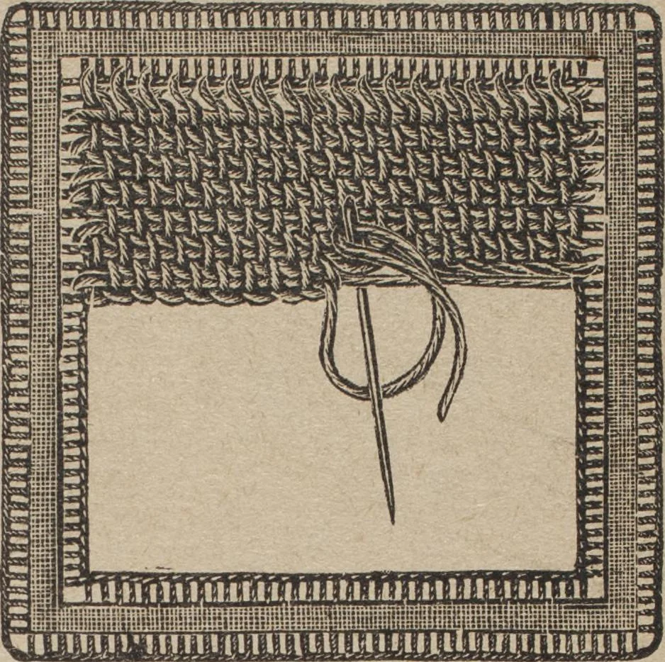 An illustration from Florence home needle-work, 1892, leaf 76