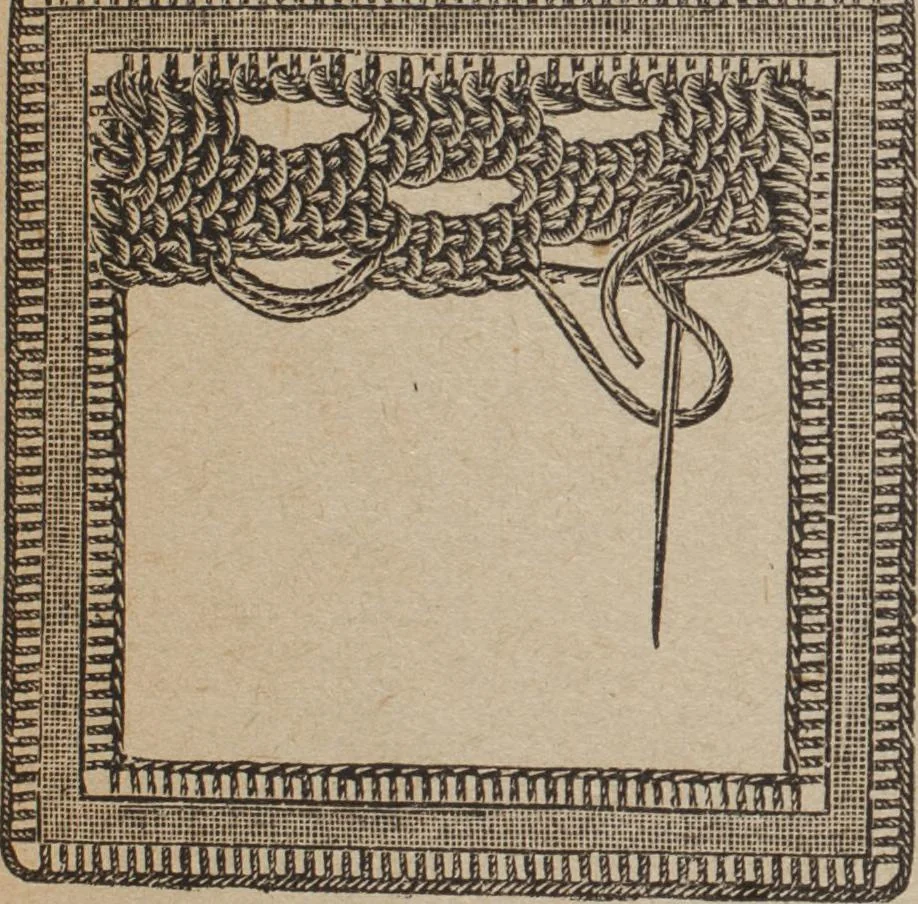 An illustration from Florence home needle-work, 1892, leaf 76