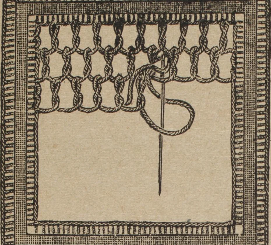 An illustration from Florence home needle-work, 1892, leaf 77