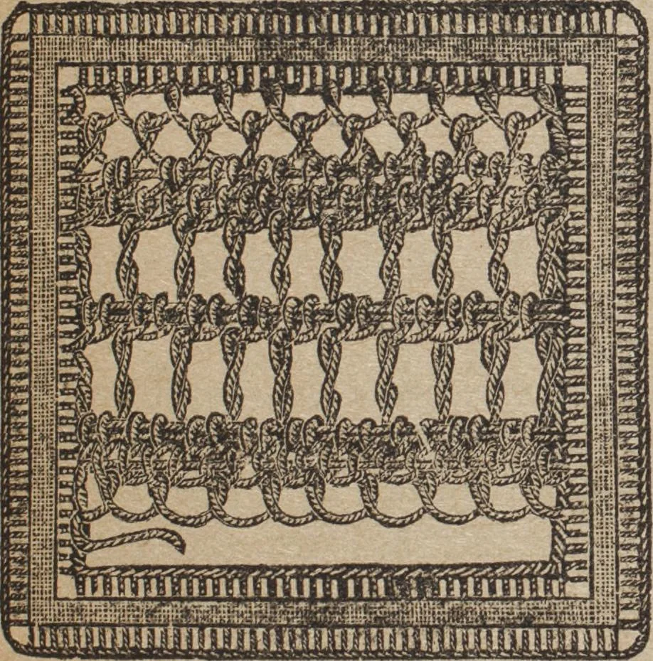 An illustration from Florence home needle-work, 1892, leaf 78