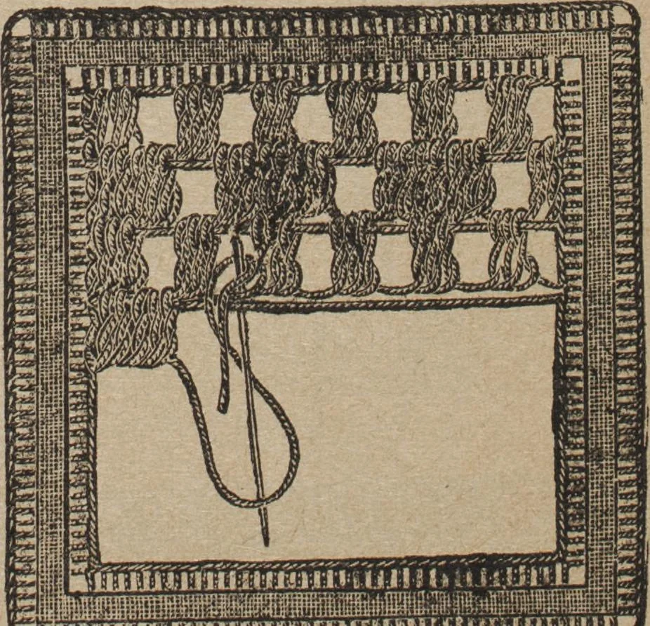An illustration from Florence home needle-work, 1892, leaf 78