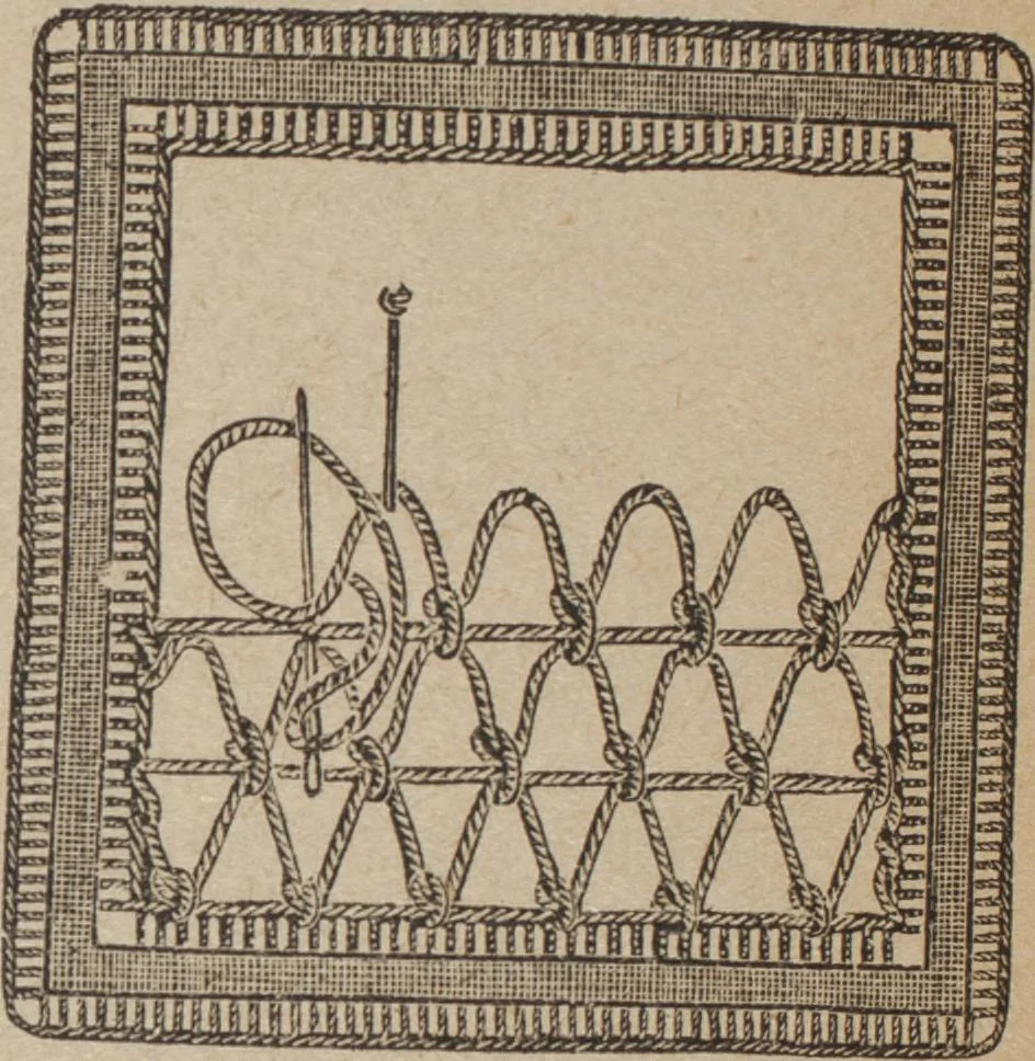 An illustration from Florence home needle-work, 1892, leaf 79