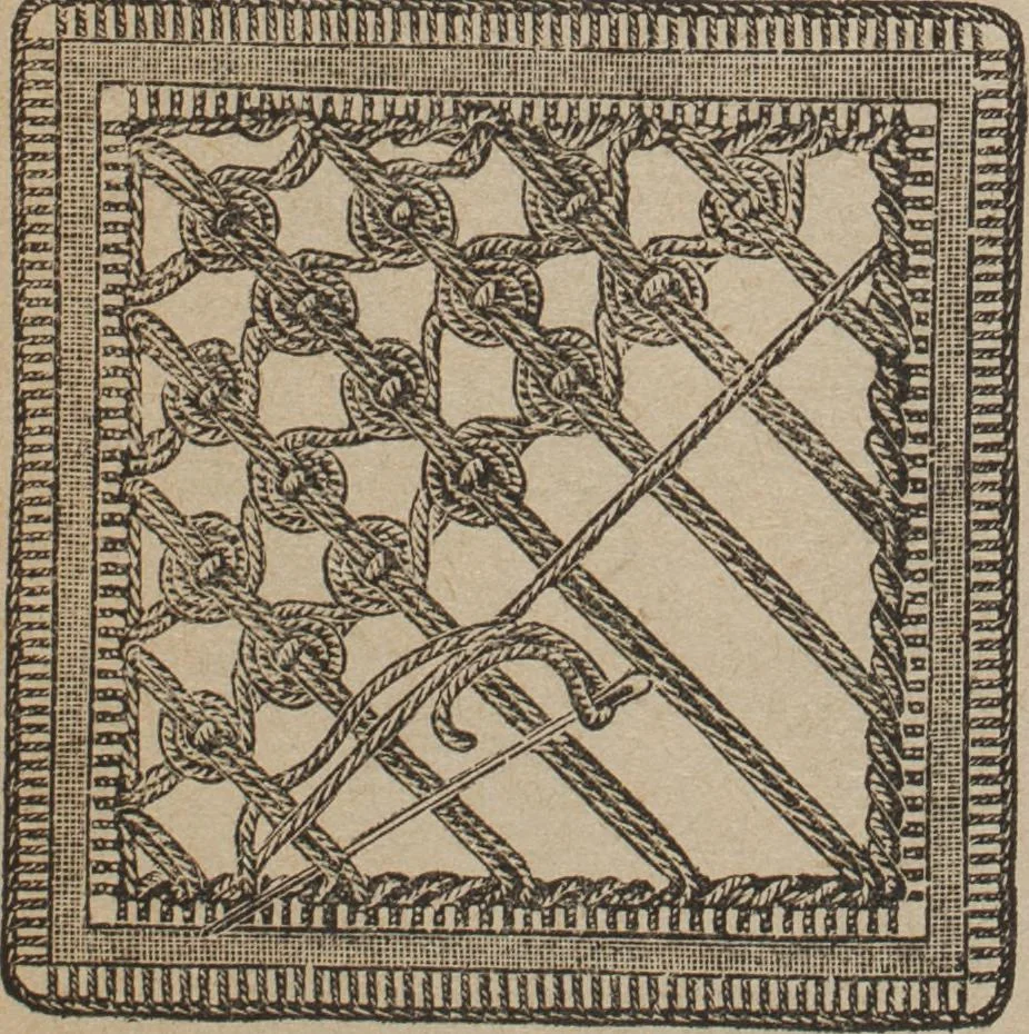 An illustration from Florence home needle-work, 1892, leaf 80