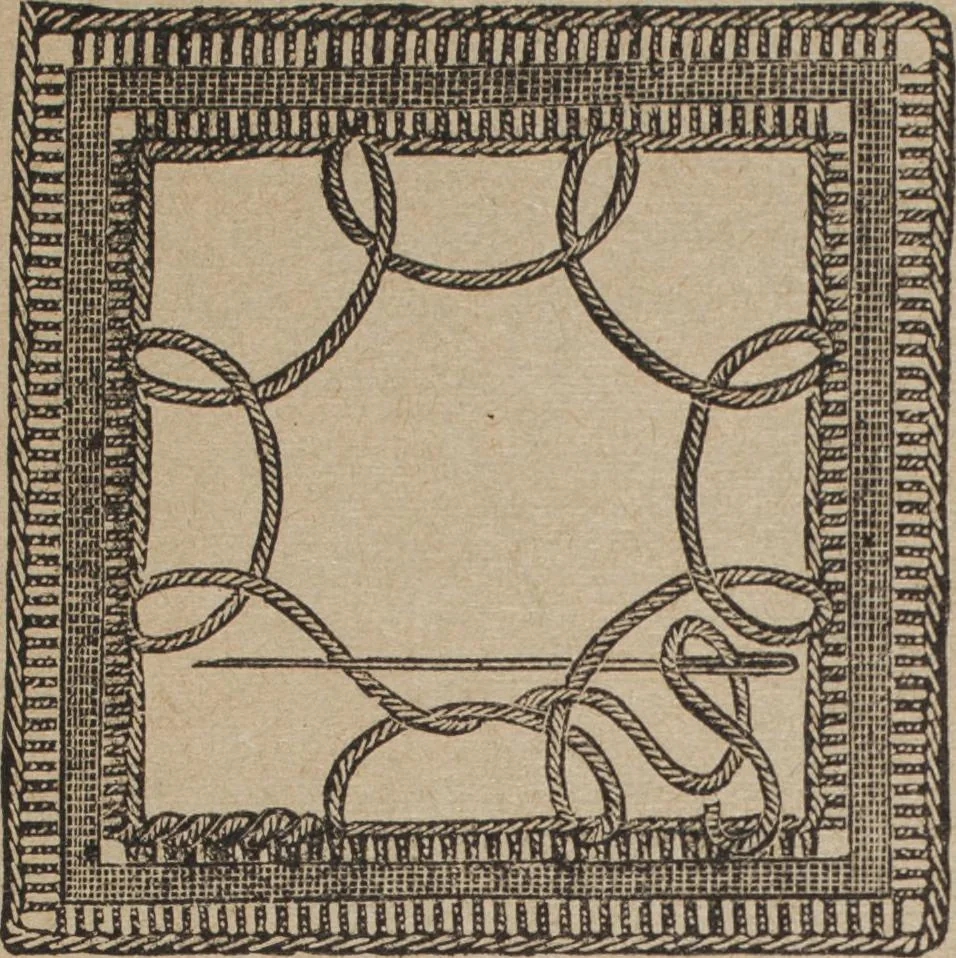An illustration from Florence home needle-work, 1892, leaf 81