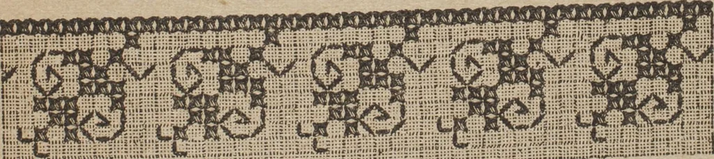 An illustration from Florence home needle-work, 1892, leaf 84