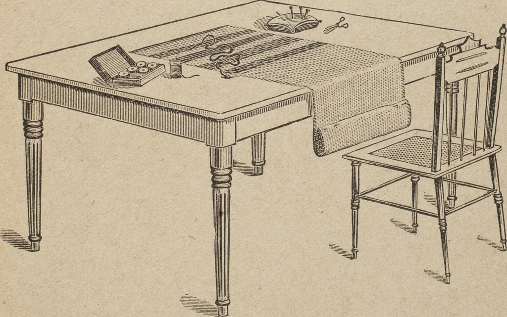 An illustration from Florence home needle-work, 1893, leaf 10