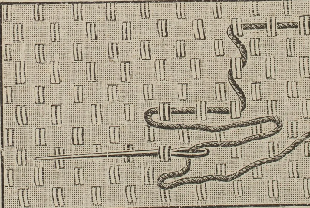 An illustration from Florence home needle-work, 1893, leaf 28