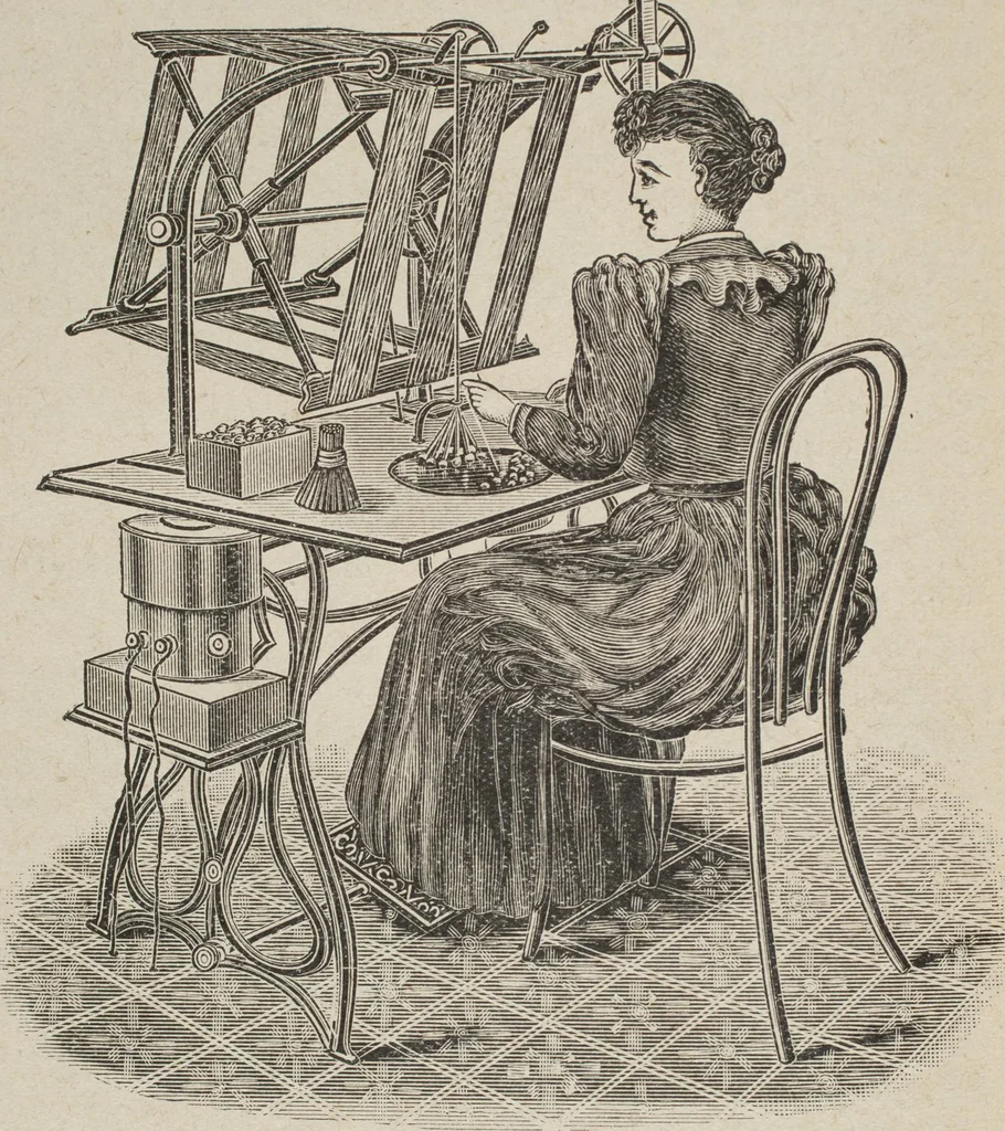 An illustration from Florence home needle-work, 1893, leaf 53
