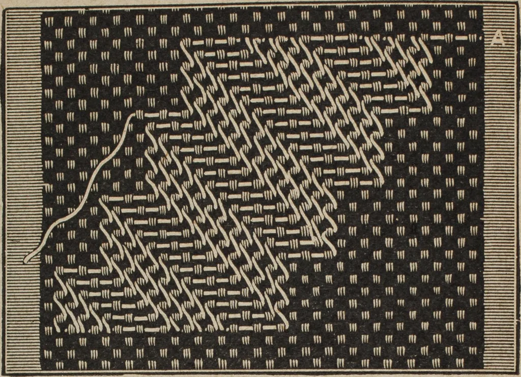 An illustration from Florence home needle-work, 1894, leaf 19