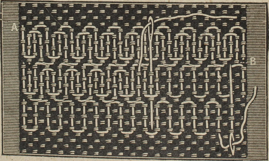 An illustration from Florence home needle-work, 1894, leaf 19