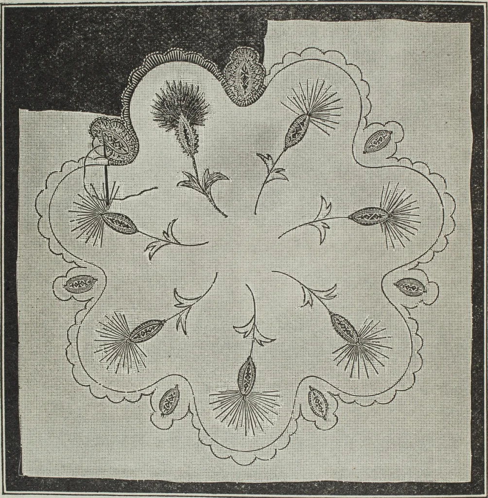 An illustration from Florence home needle-work, 1895, leaf 13
