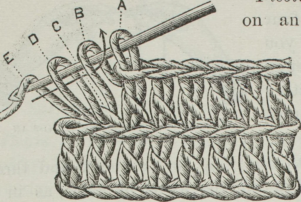 An illustration from Florence home needle-work, 1895, leaf 67