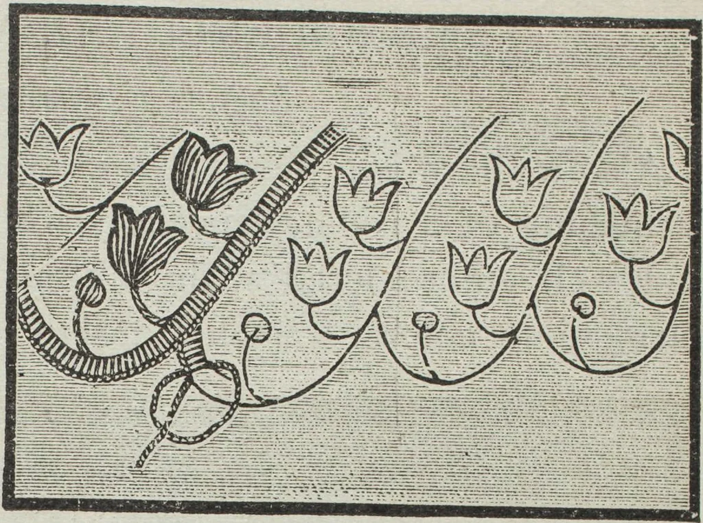 An illustration from Florence home needle-work, 1896, leaf 22