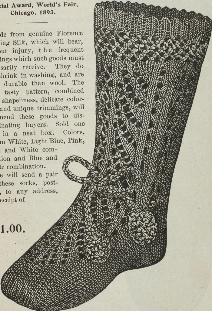 An illustration from Florence home needle-work, 1896, leaf 95