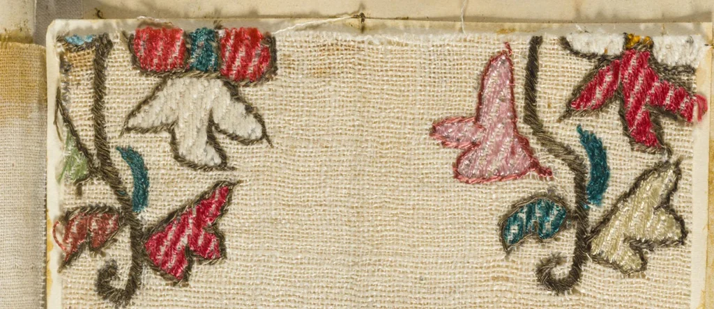 An illustration from [Embroidery sample book], 1800, leaf 10