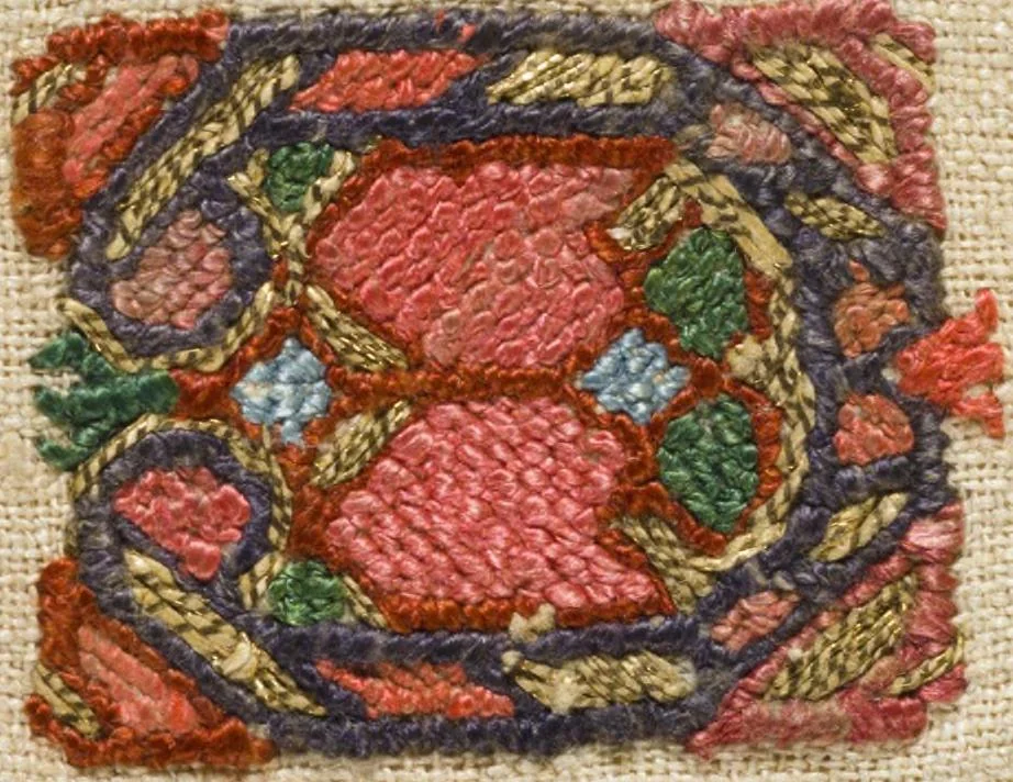 An illustration from [Embroidery sample book], 1800, leaf 11