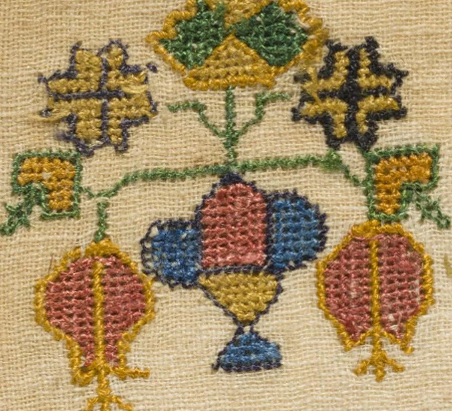 An illustration from [Embroidery sample book], 1800, leaf 11