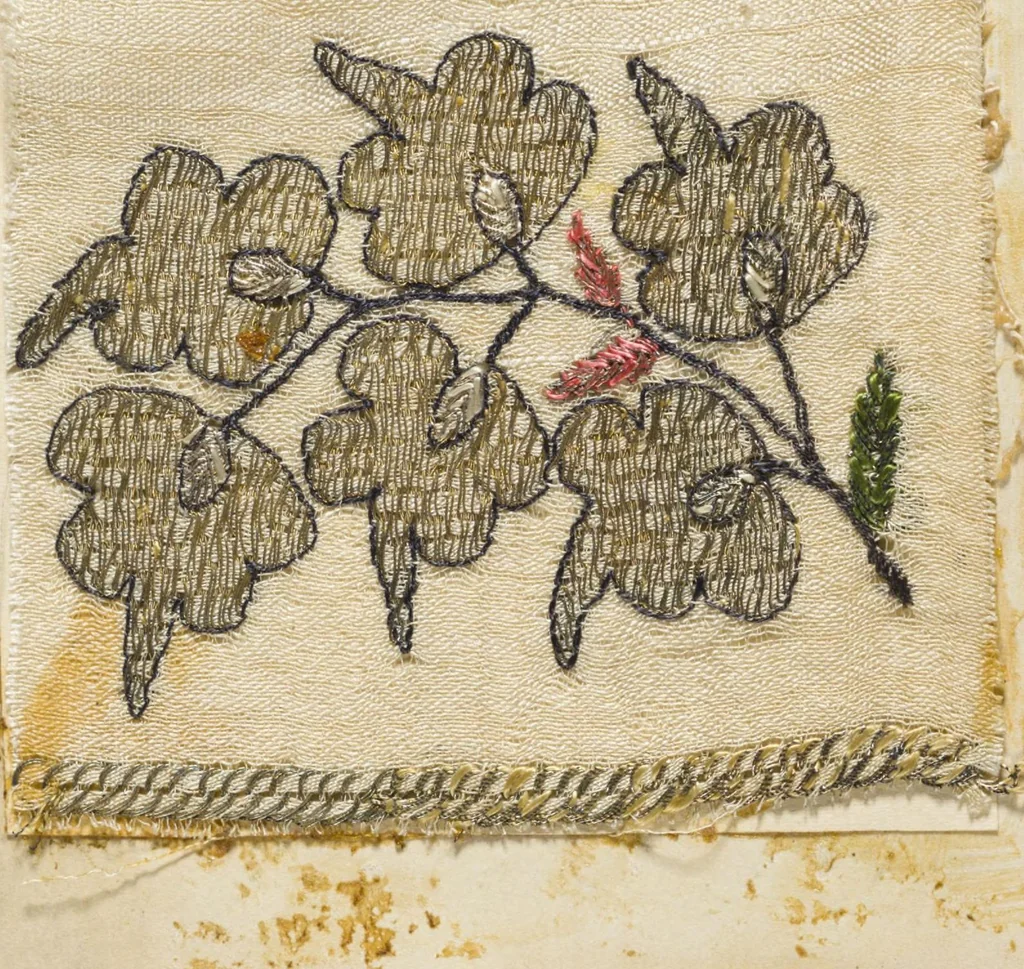 An illustration from [Embroidery sample book], 1800, leaf 13