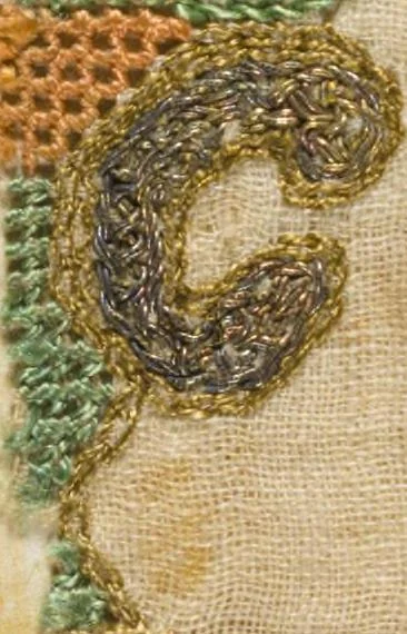 An illustration from [Embroidery sample book], 1800, leaf 13