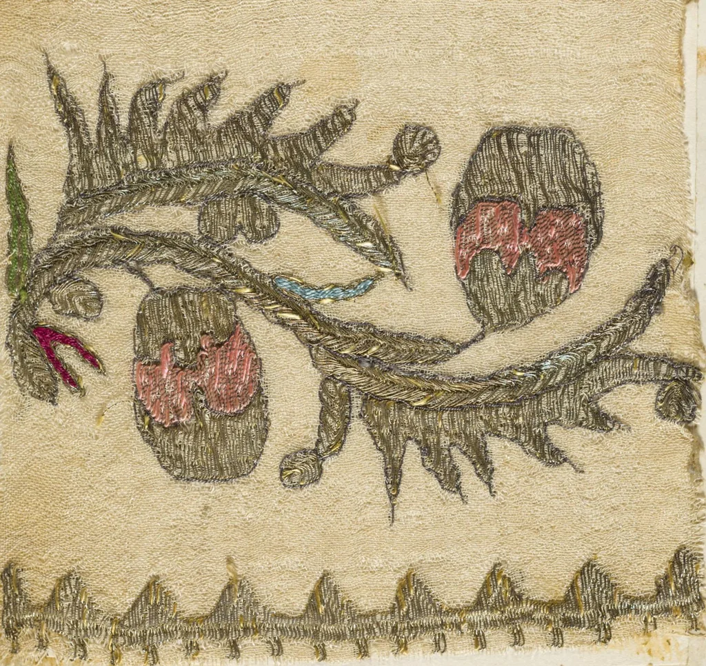 An illustration from [Embroidery sample book], 1800, leaf 14