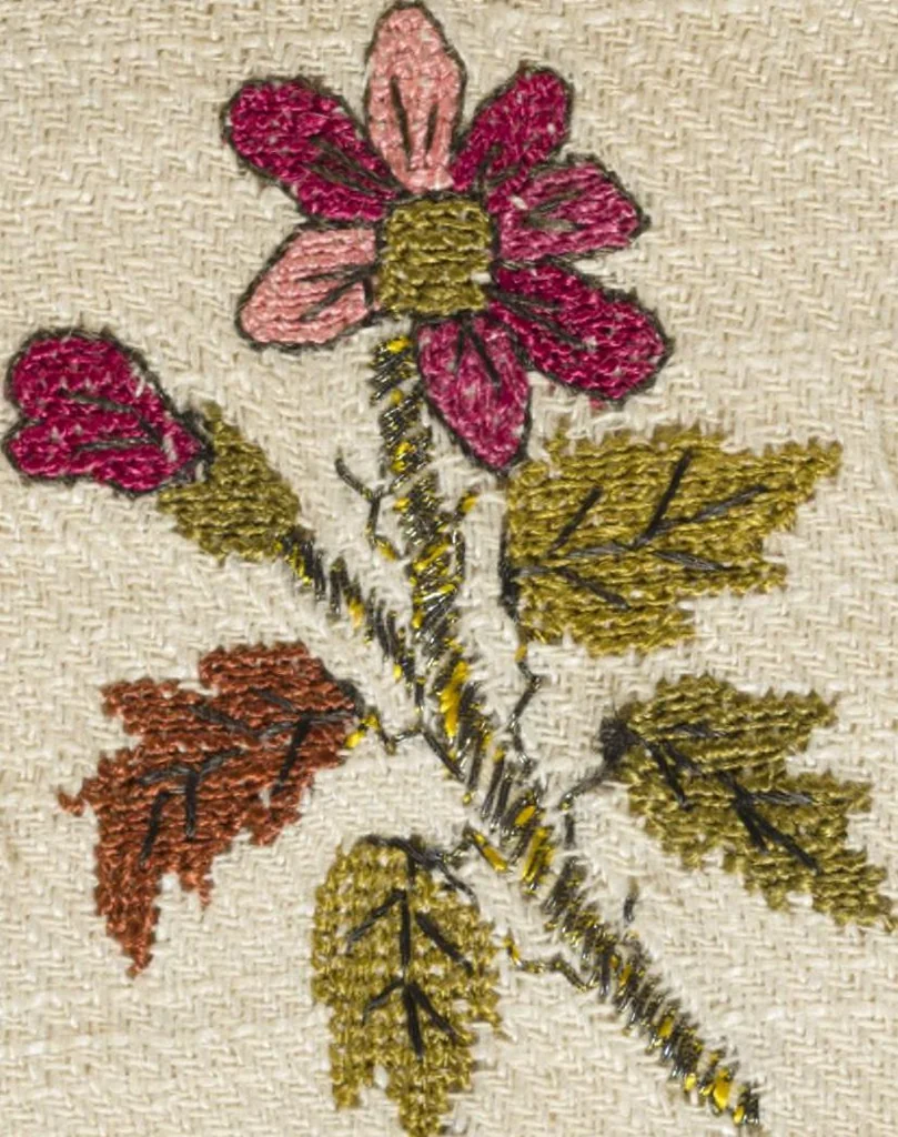An illustration from [Embroidery sample book], 1800, leaf 16