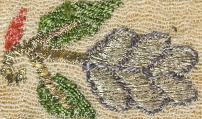 An illustration from [Embroidery sample book], 1800, leaf 20