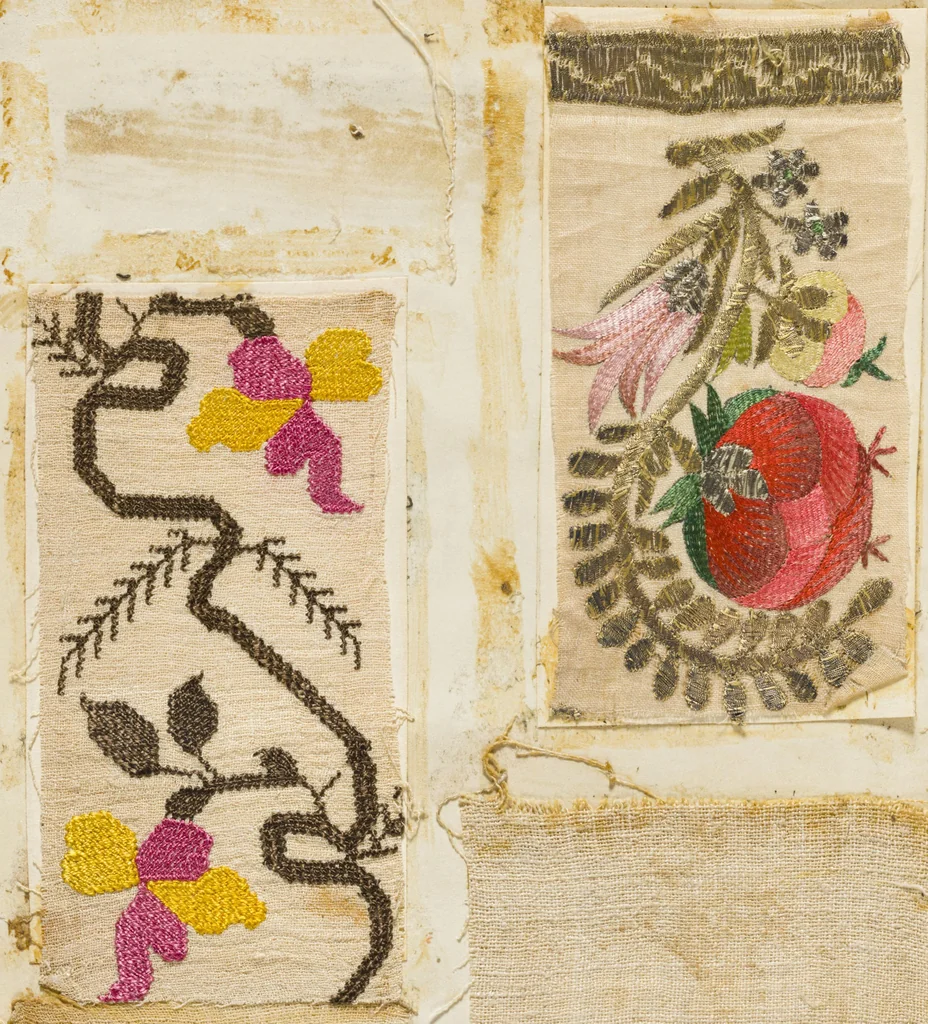 An illustration from [Embroidery sample book], 1800, leaf 23