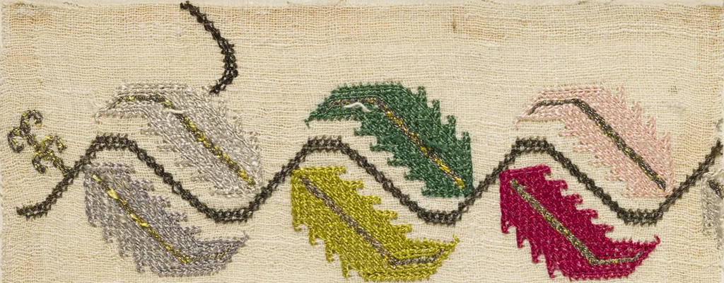 An illustration from [Embroidery sample book], 1800, leaf 27