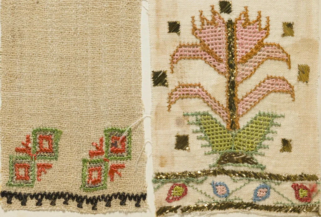 An illustration from [Embroidery sample book], 1800, leaf 29