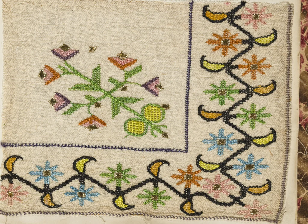 An illustration from [Embroidery sample book], 1800, leaf 30