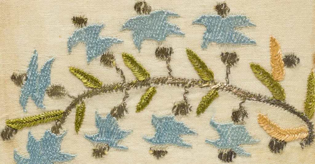 An illustration from [Embroidery sample book], 1800, leaf 31
