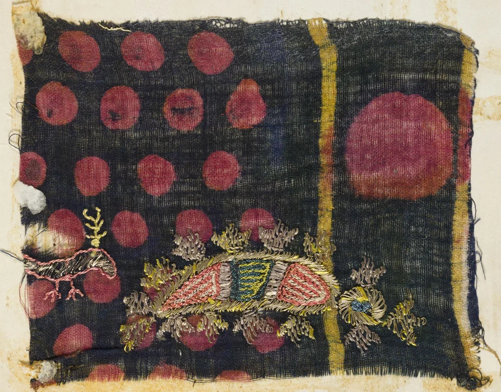 An illustration from [Embroidery sample book], 1800, leaf 6