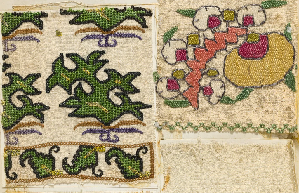 An illustration from [Embroidery sample book], 1800, leaf 7