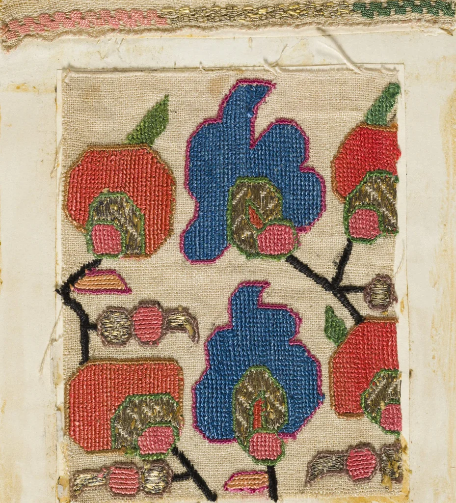 An illustration from [Embroidery sample book], 1800, leaf 8