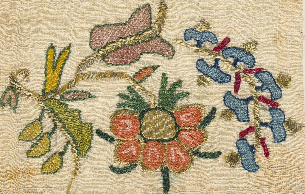 An illustration from [Embroidery sample book], 1800, leaf 8