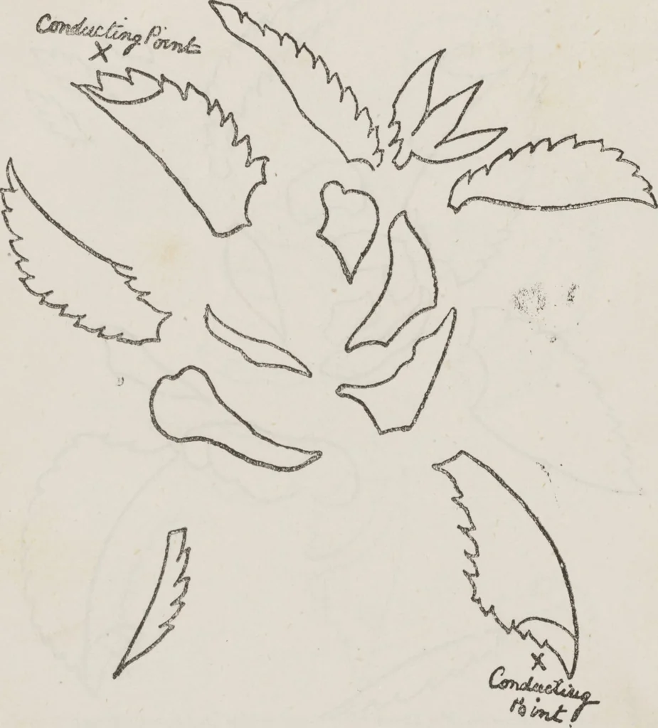 An illustration from Complete guide to the work-table : containing instructions in Berlin work, crochet, drawn-thread work, embroidery, knitting, knotting or macrame, lace, netting, poonah painting, & tatting, with numerous illustrations and coloured designs, 1884, leaf 91